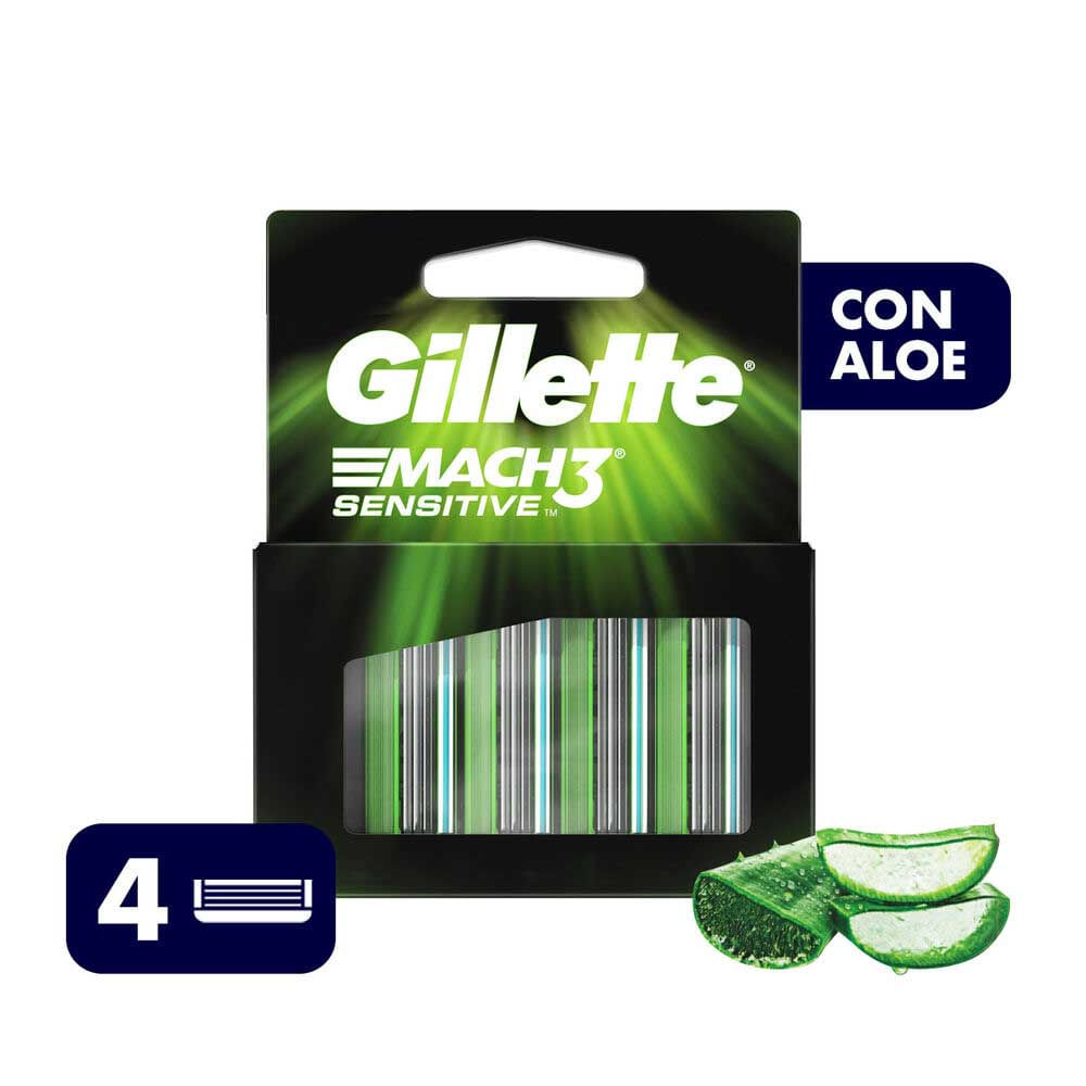MAQUINA DE AFEITAR MACH 3 SENSITIVE GILLETTE