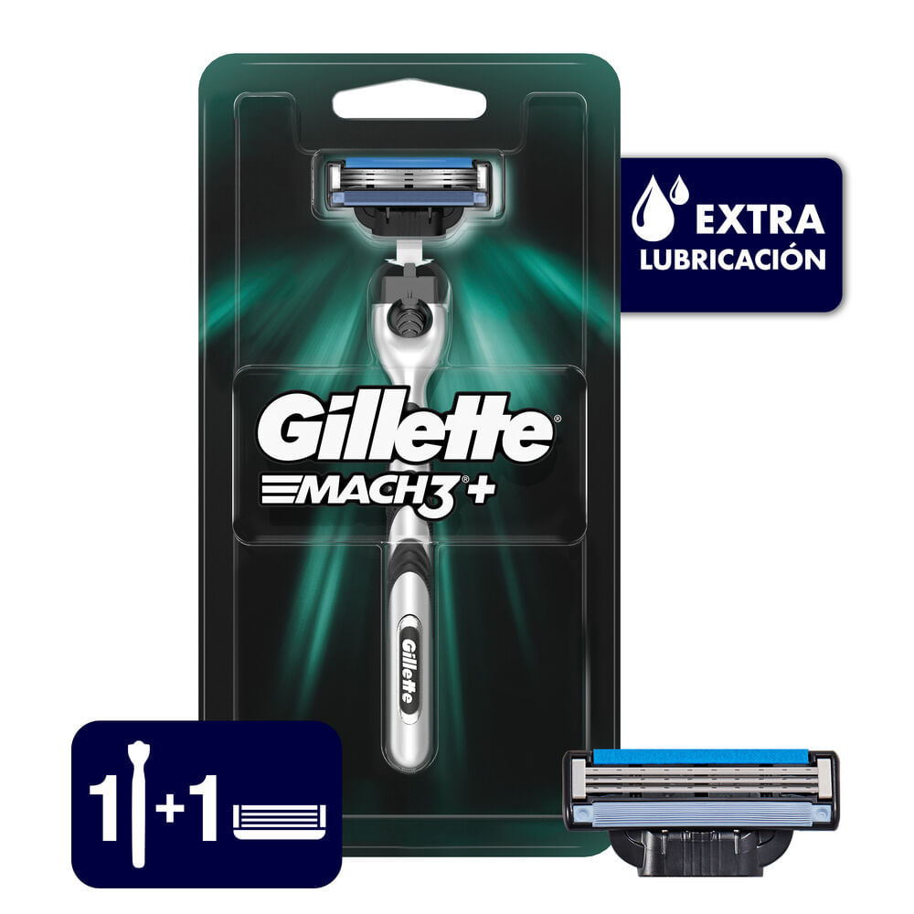 MAQUINA DE AFEITAR MACH 3+ GILLETTE