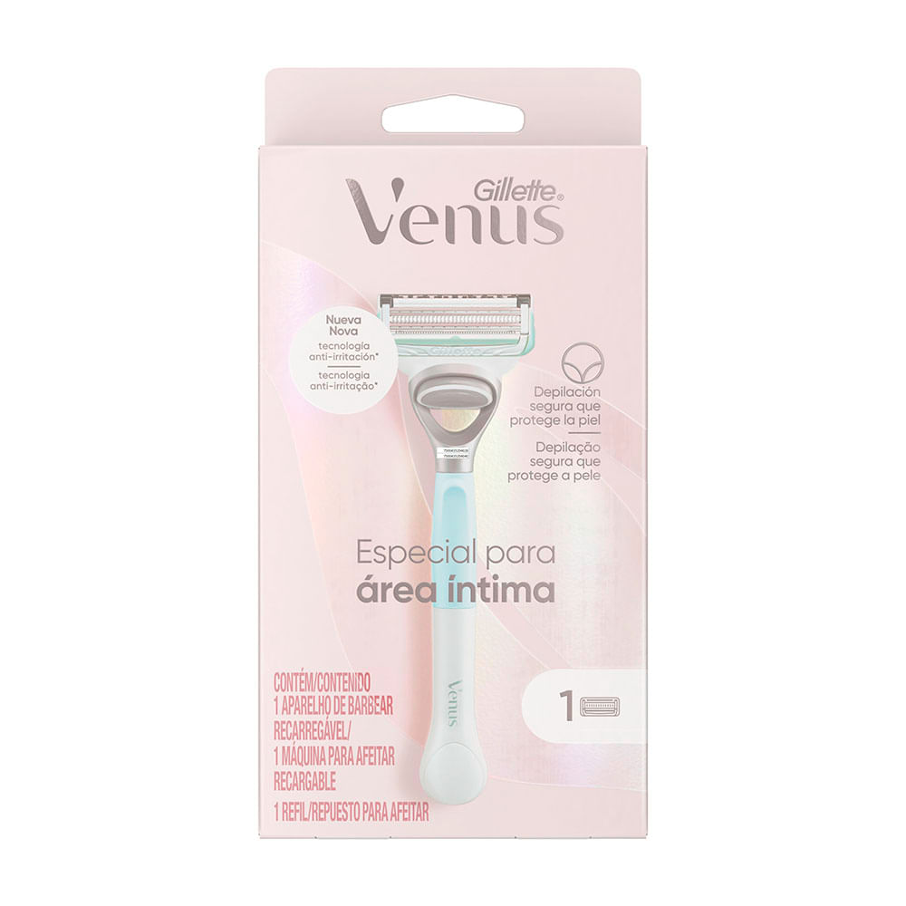 MAQUINA DE AFEITAR AREA INTIMA GILLETTE VENUS