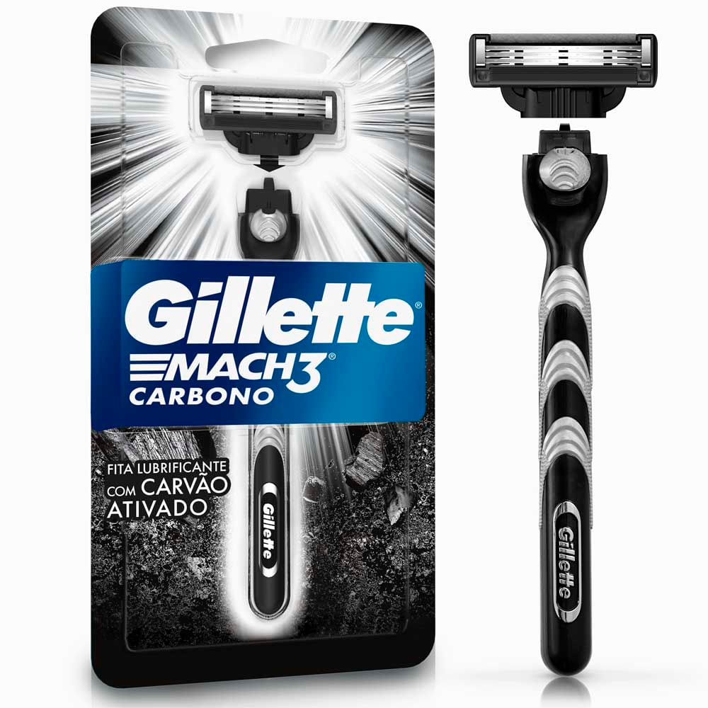 MAQUINA DE AFEITAR MACH3 CARBONO GILLETTE