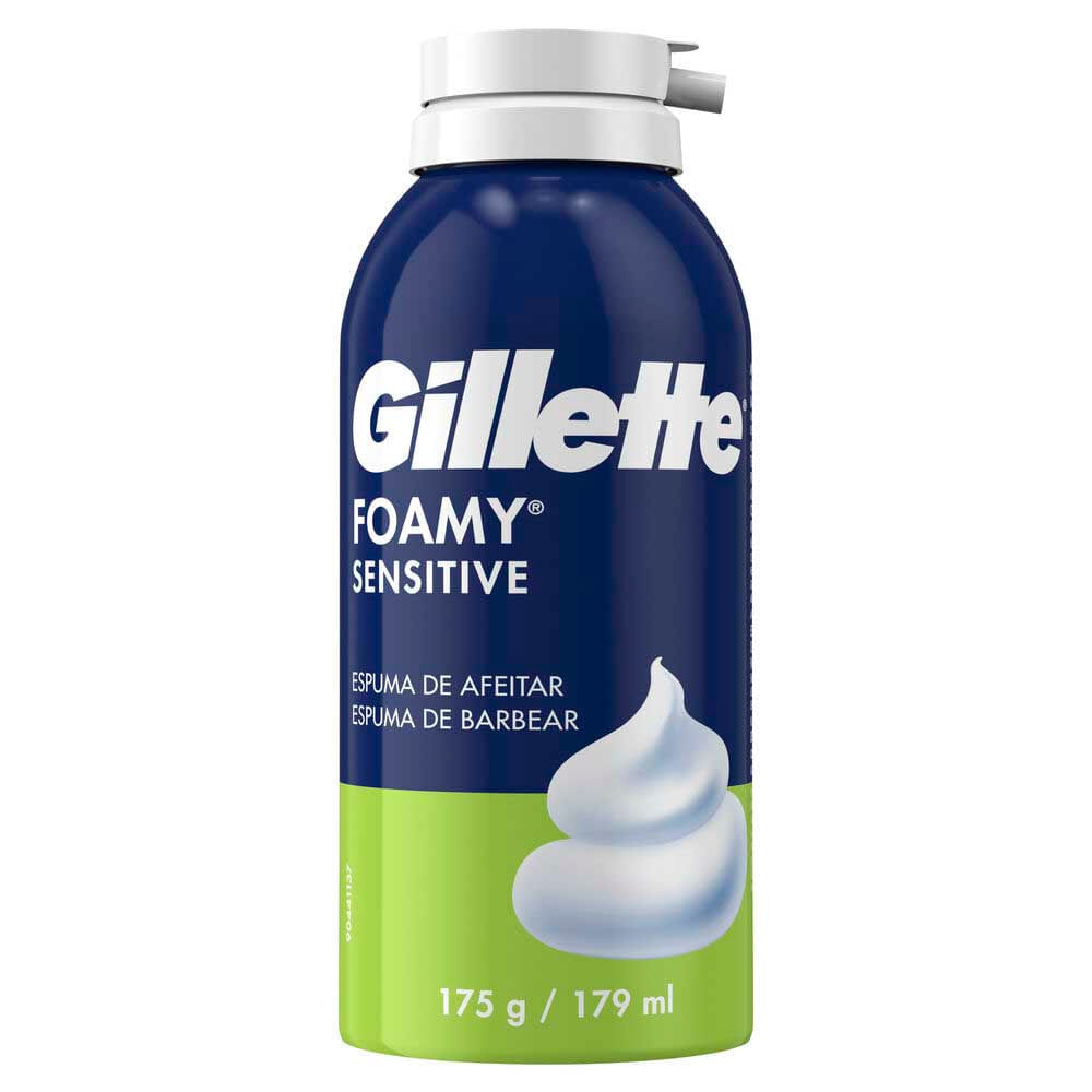 ESPUMA GILLETTE FOAMY P/AFEITAR SENSITIVE