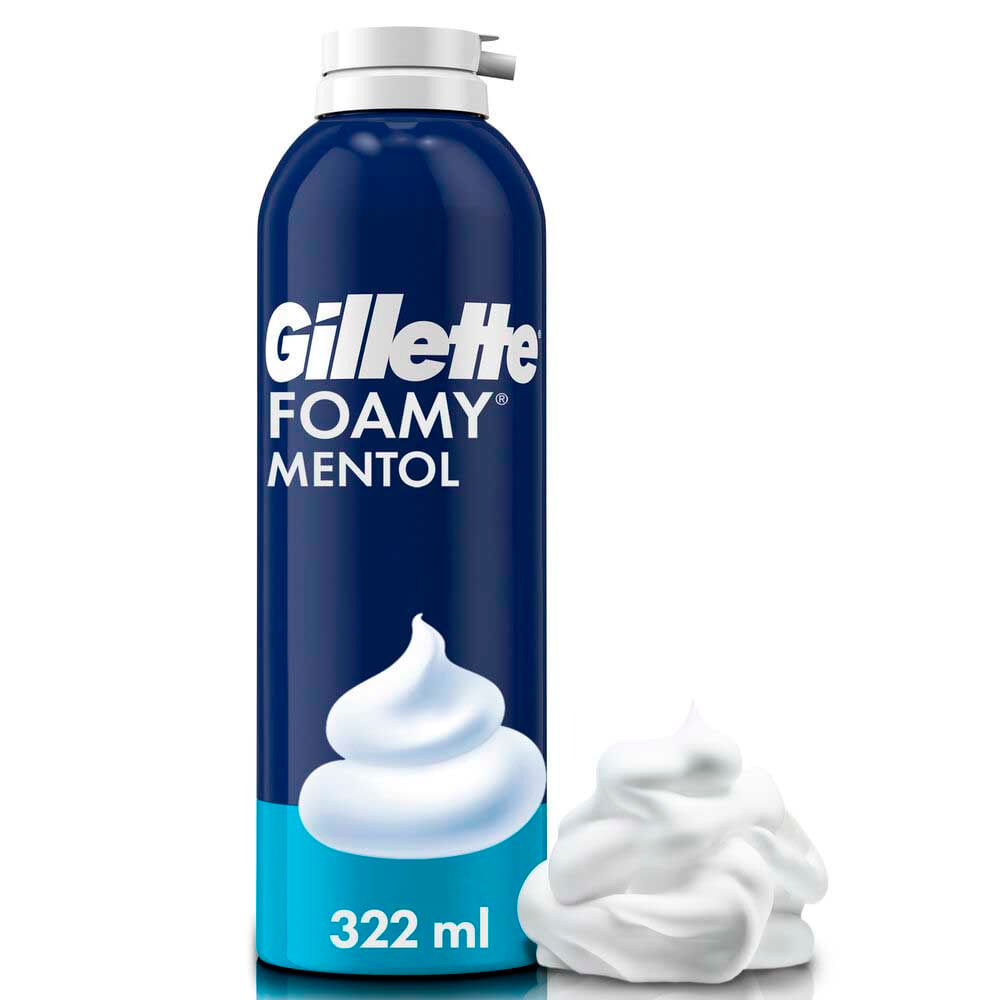 ESPUMA GILLETTE FOAMY P/AFEITAR MENTOL