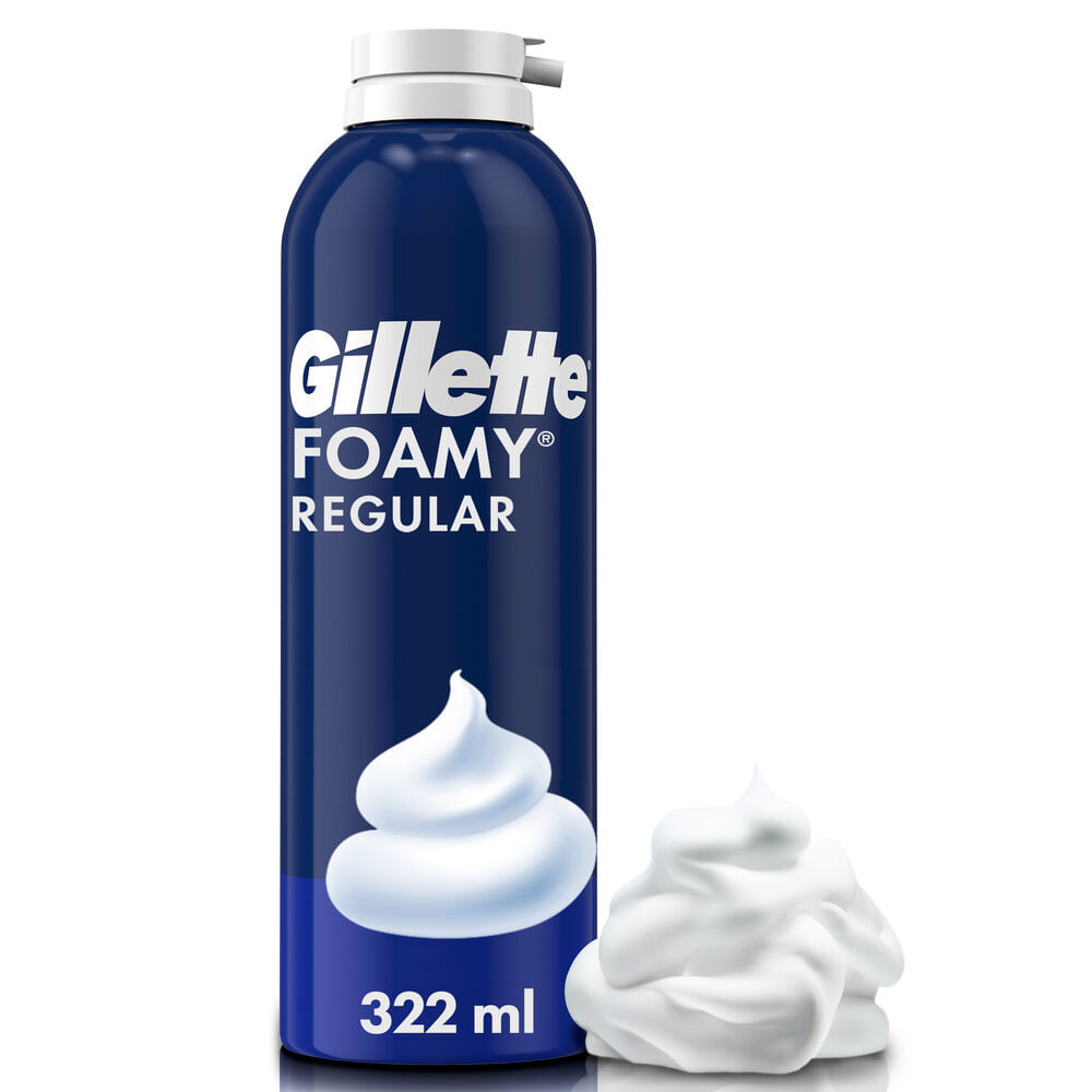 ESPUMA GUILLETTE P/ AFEITAR FOAMY REGULAR