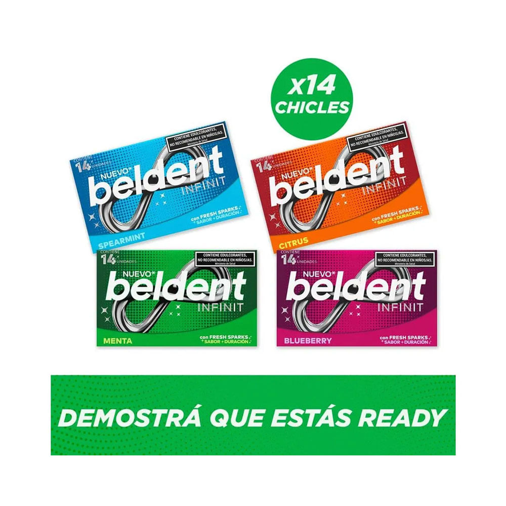 CHICLES BELDENT INFINIT MENTA