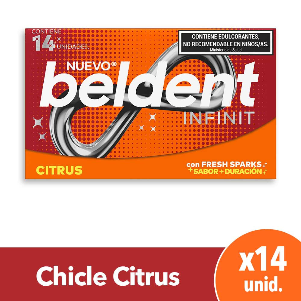 CHICLES BELDENT INFINIT CITRUS
