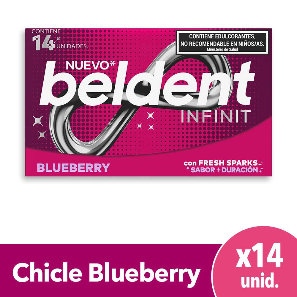 CHICLES BELDENT INFINIT BLUEBERRY