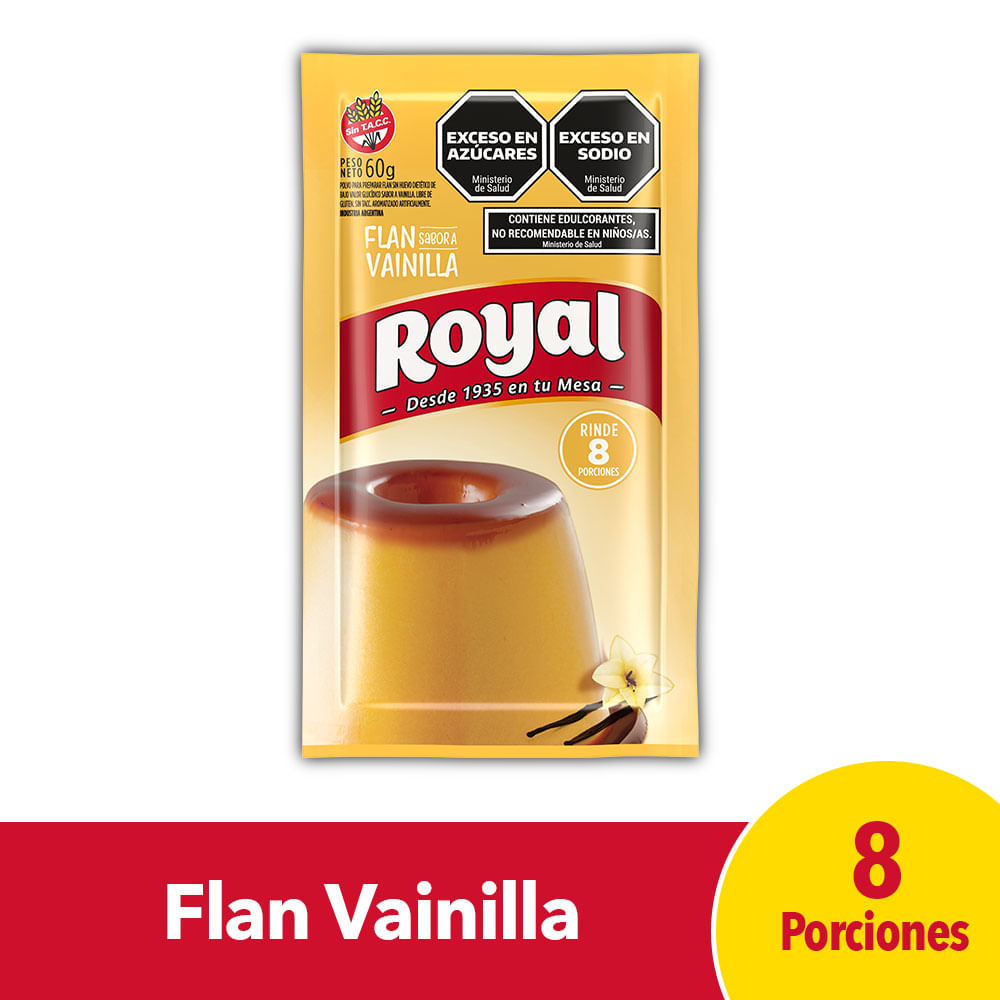 FLAN ROYAL VAINILLA 8 PORC