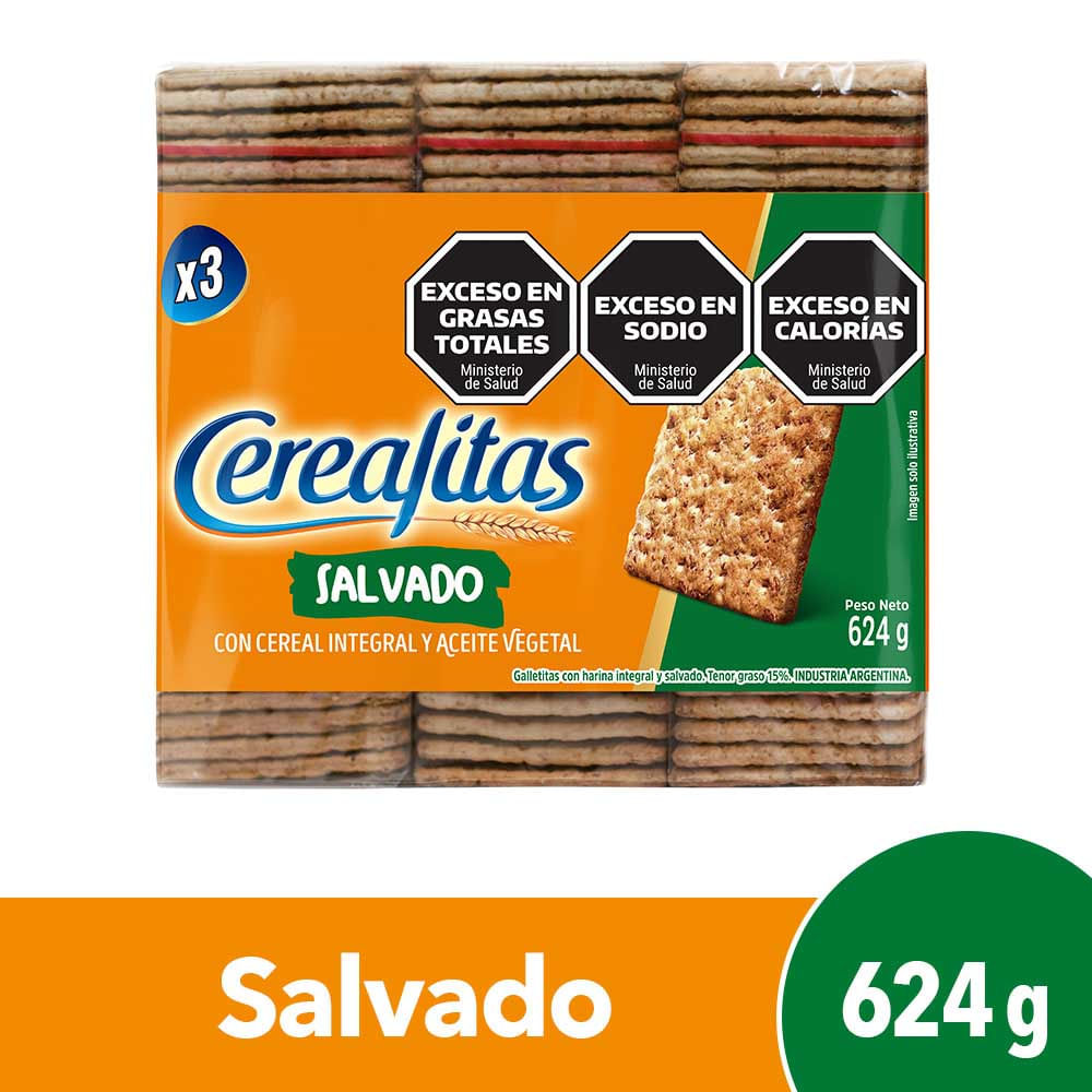 GALLETAS CEREALITAS SALVADO TRIPACK