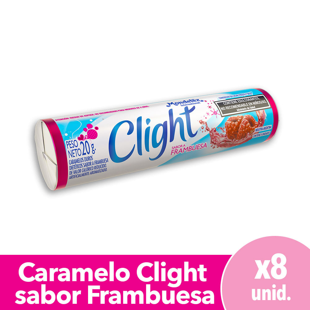 CARAMELOS  CLIGJT FRAMBUESA