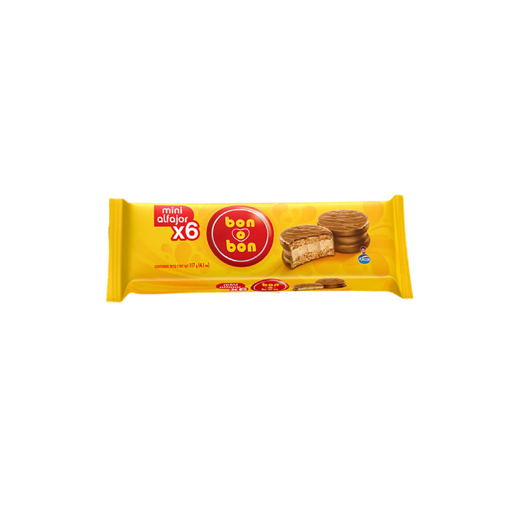 ALFAJOR BON O BON MINI X6