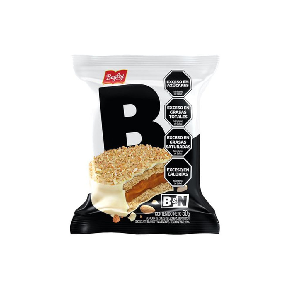 ALFAJOR BAGLEY BYN BLANCO SIMPLE