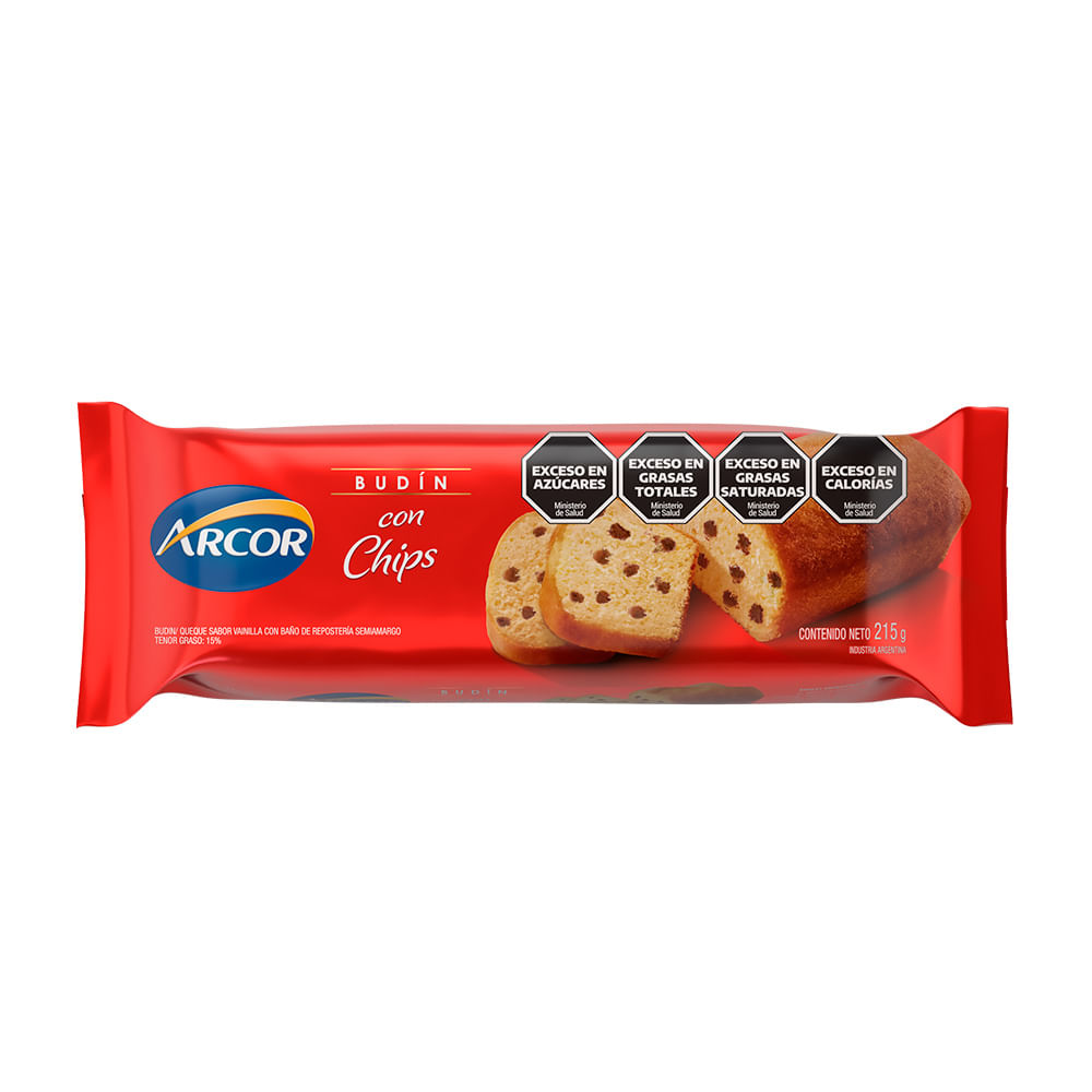 BUDIN ARCOR C/CHIP CHOCOLATE