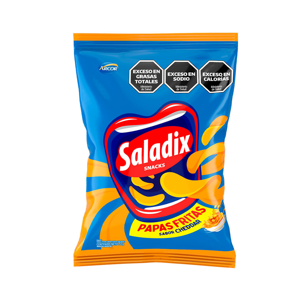 PAPAS FRITAS SALADIX CHEDDAR