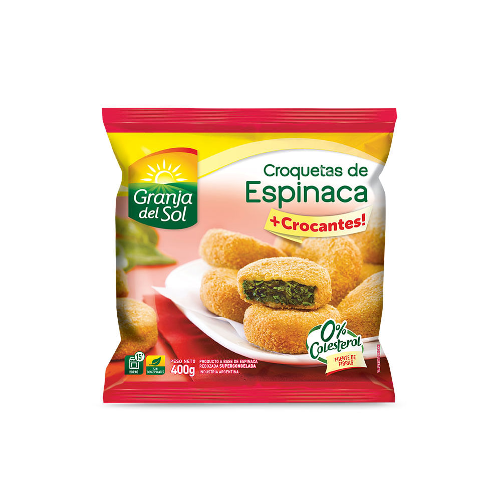 CROQUETAS DE ESPINACA G DEL SOL