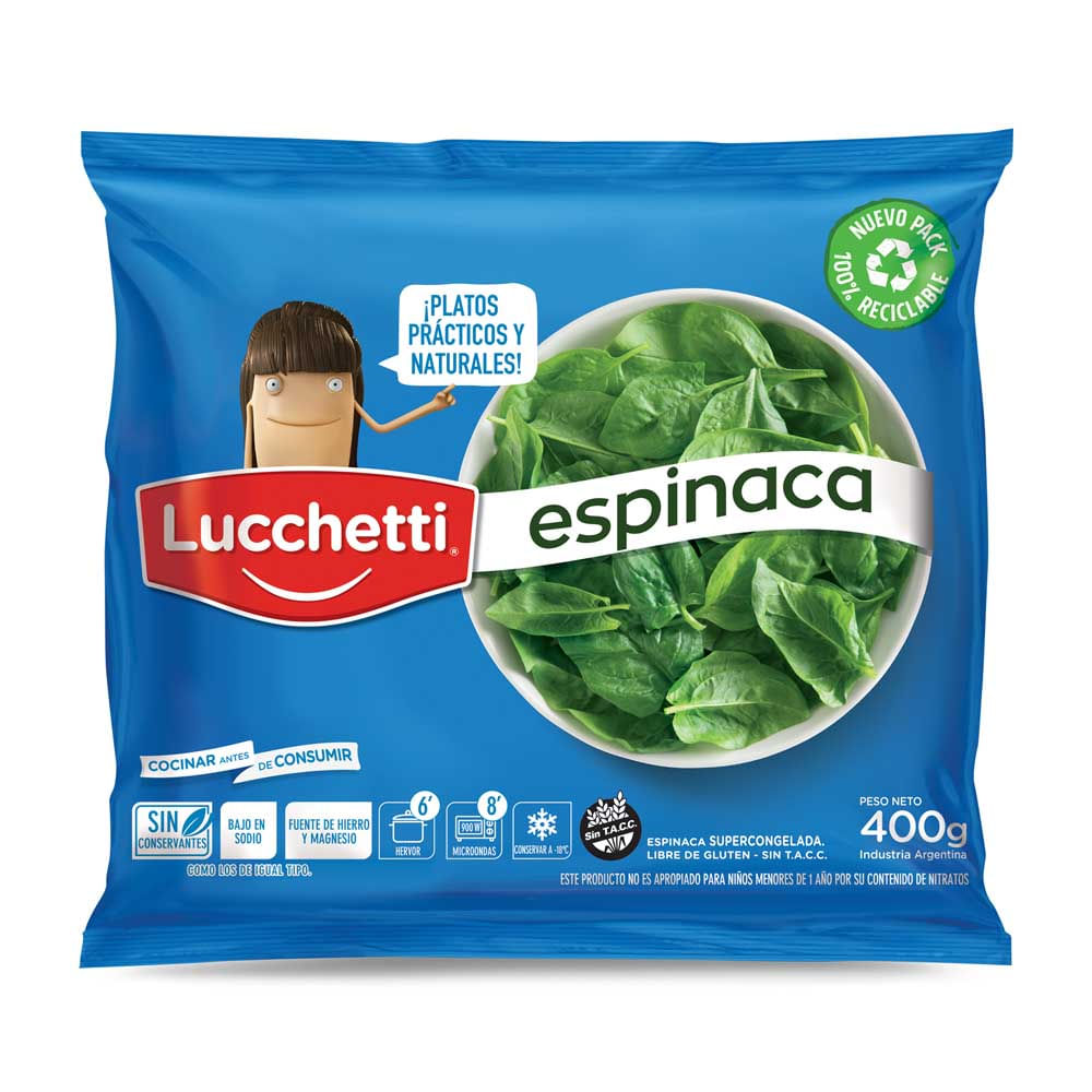 ESPINACA CONGELADA LUCCHETTI