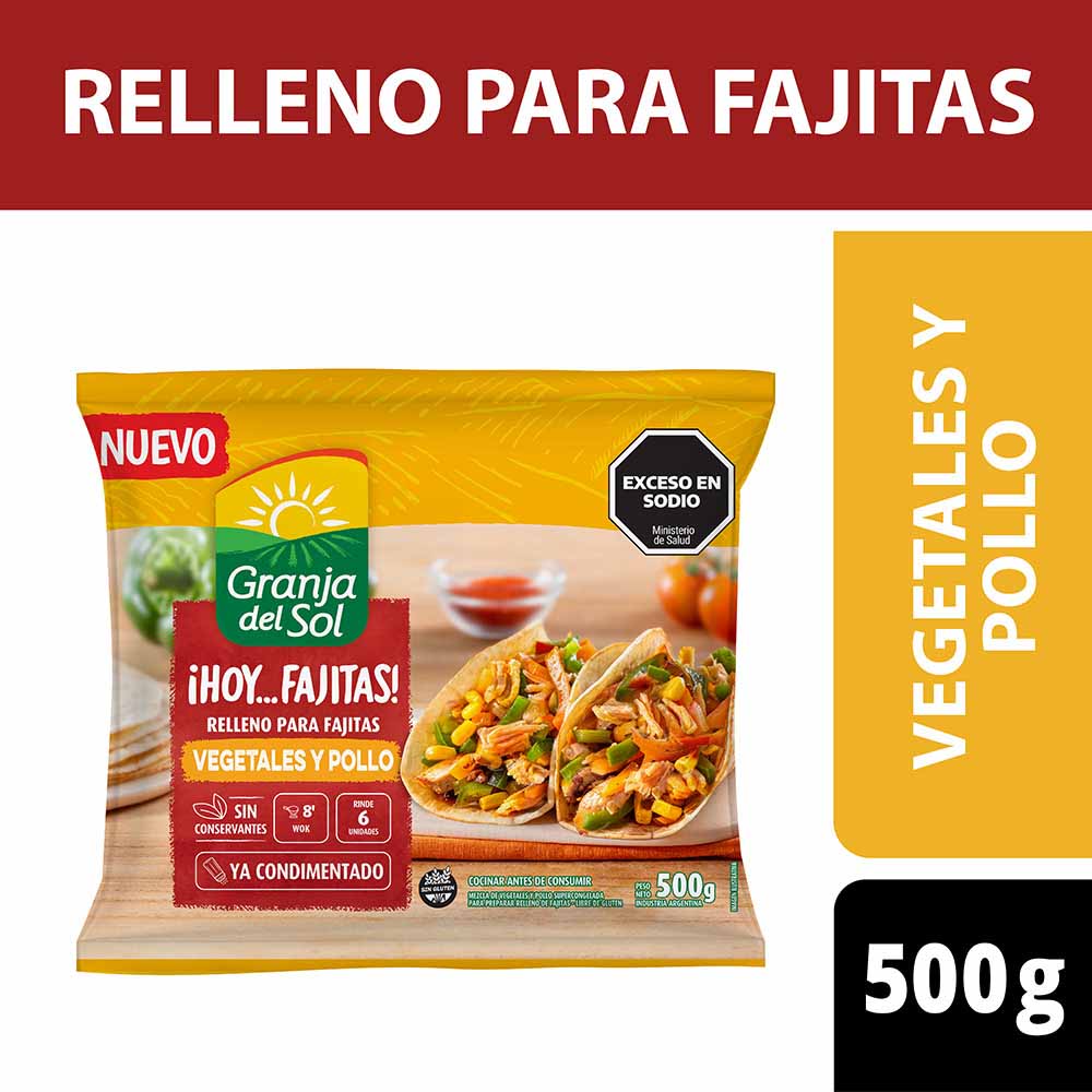 RELLENO P/TARTA GDS VEGETALES/POLLO