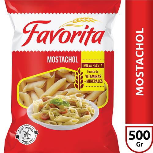 FIDEOS FAVORITA MOSTACHOL
