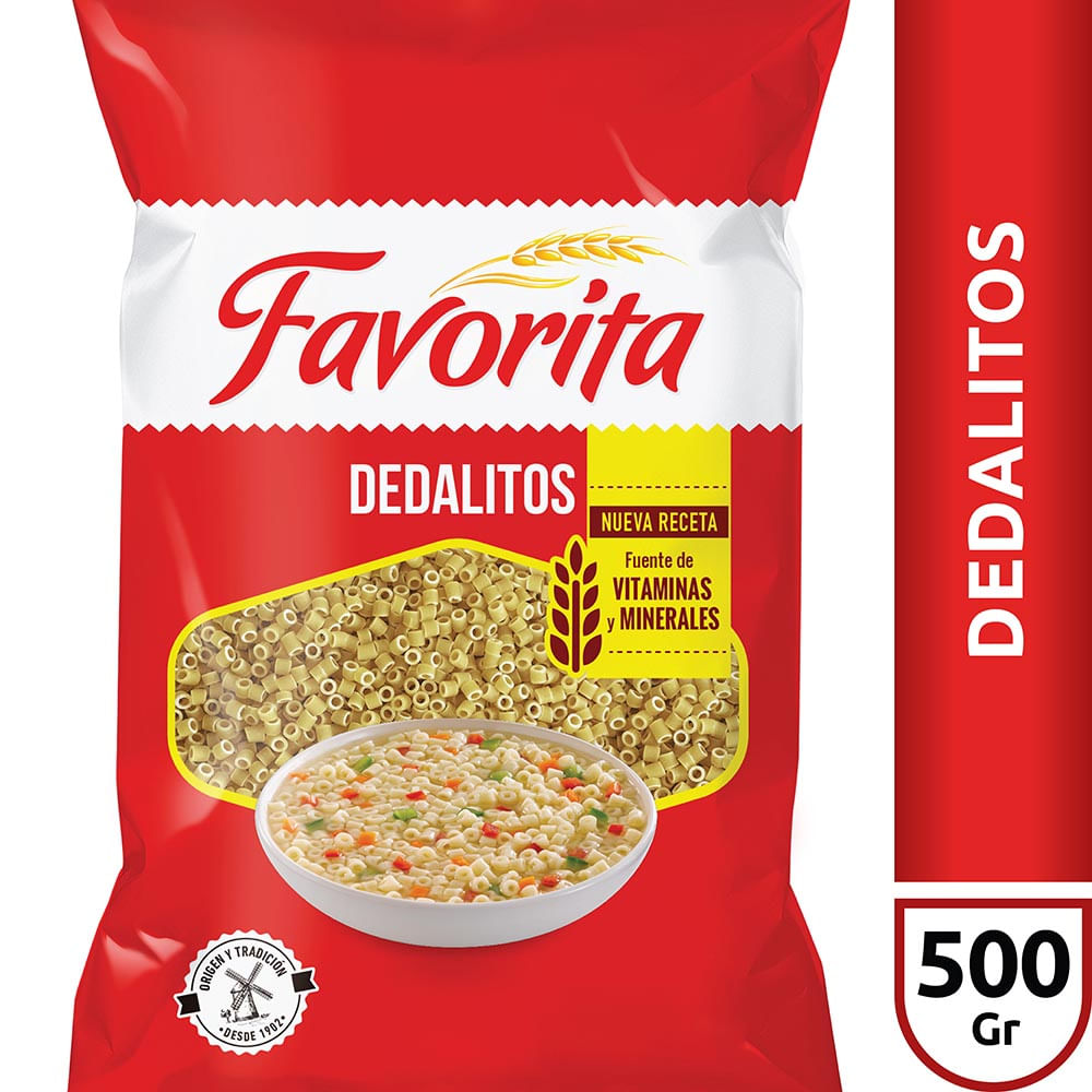 FIDEOS FAVORITA DEDALITOS