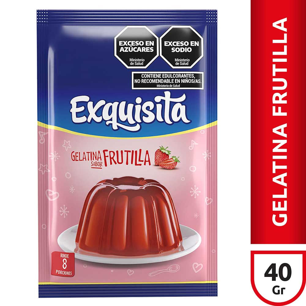 GELATINA EXQUISITA FRUTILLA