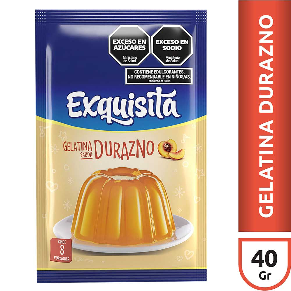 GELATINA EXQUISITA DURAZNO