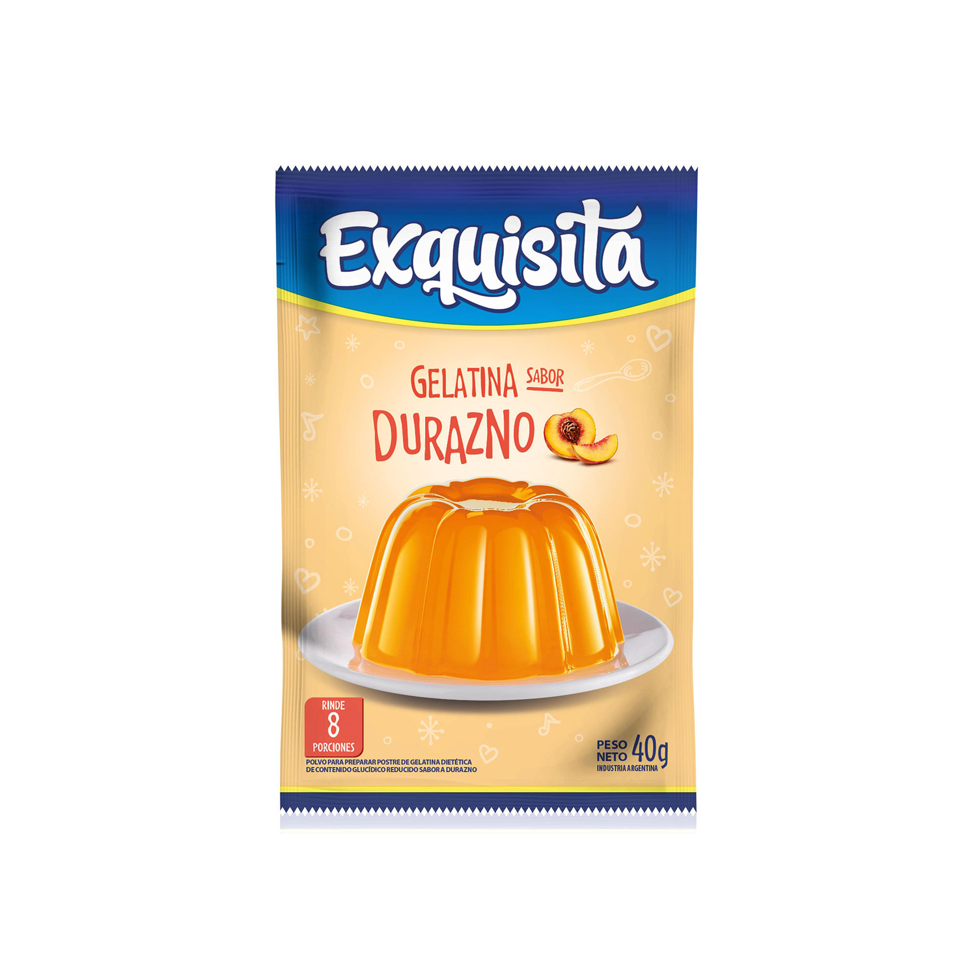 GELATINA EXQUISITA DURAZNO CAJA