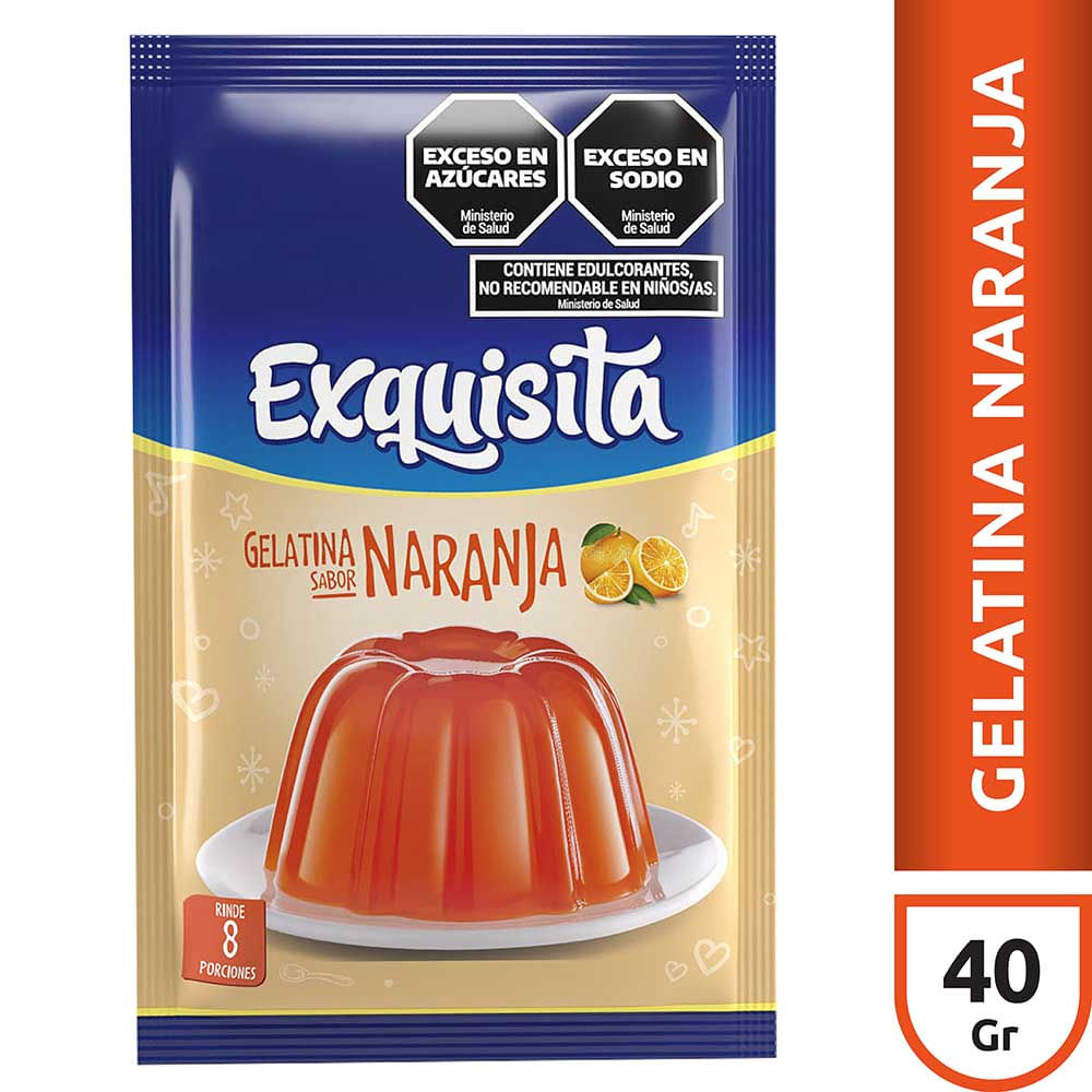 GELATINA EXQUISITA NARANJA