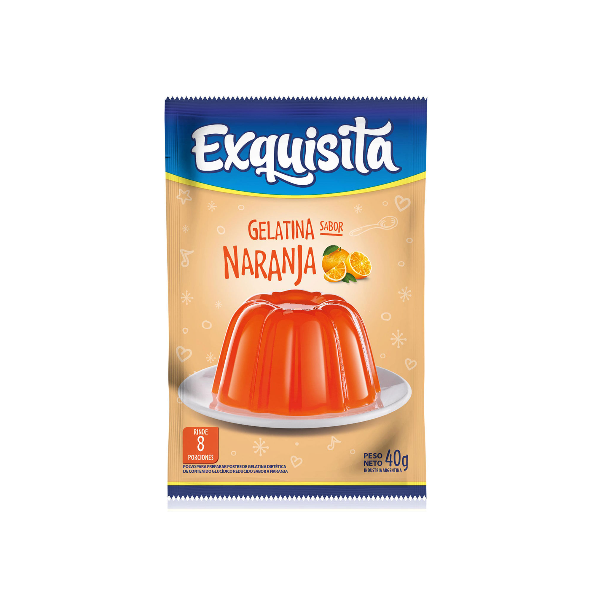 GELATINA EXQUISITA NARANJA CAJA