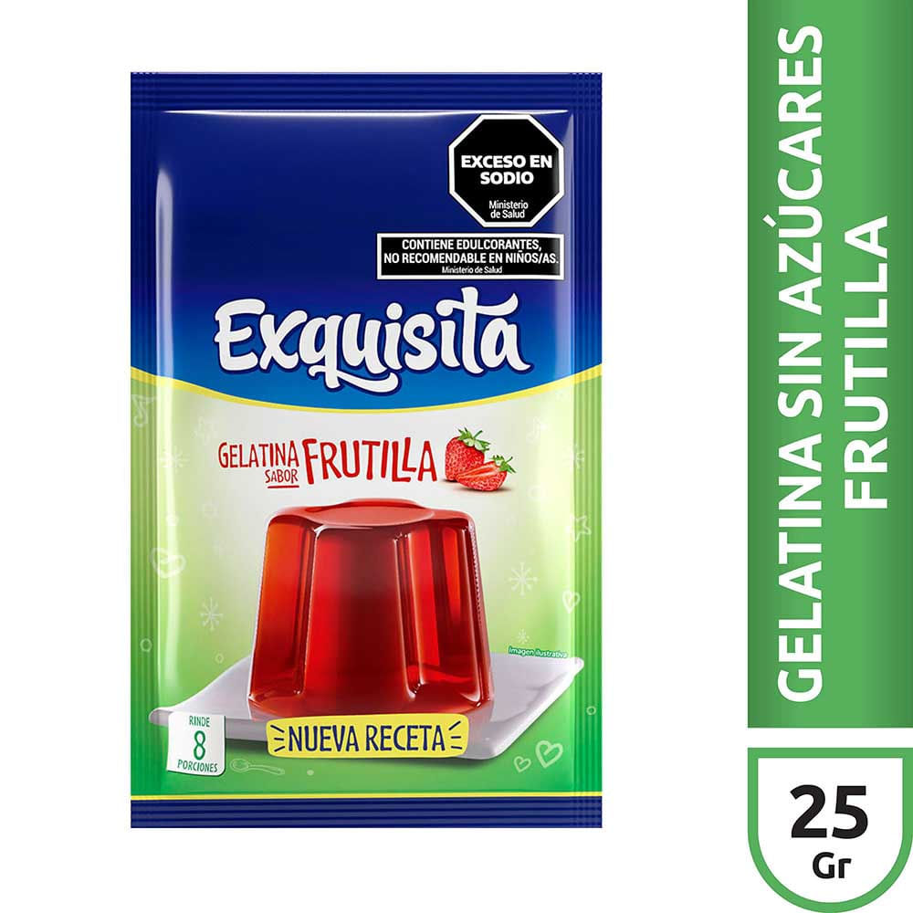 GELATINA EXQUISITA FRUTILLA LIGHT