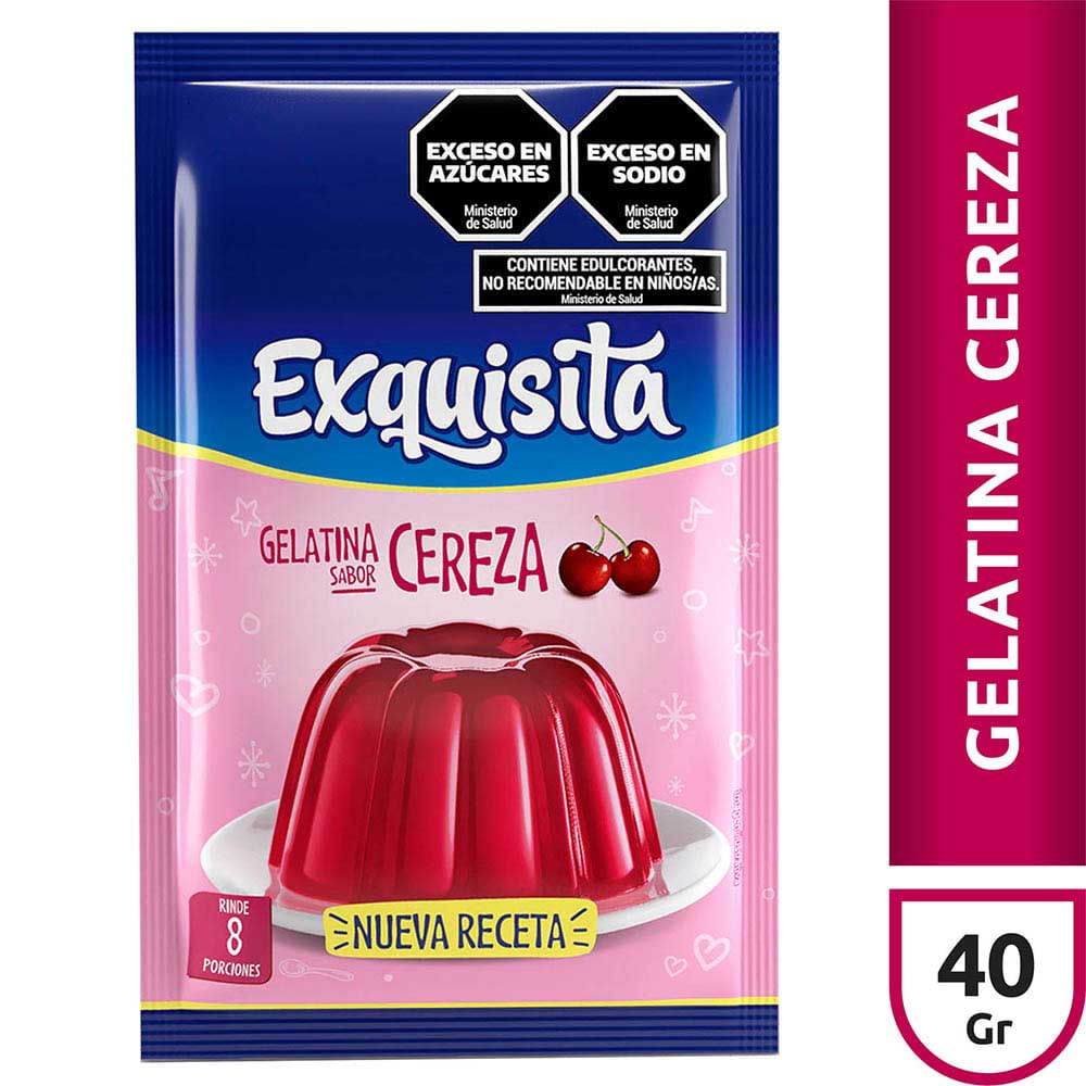 GELATINA EXQUISITA CEREZA