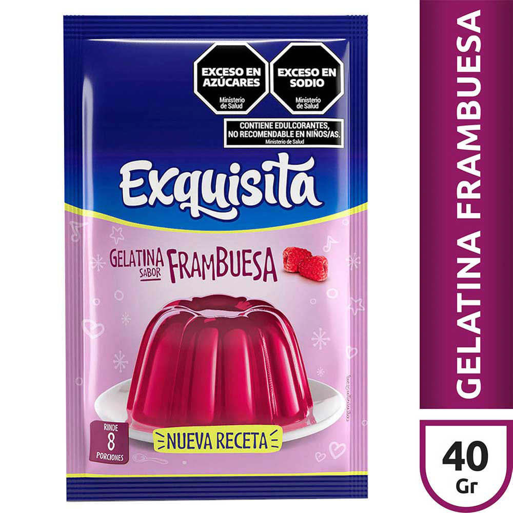 GELATINA EXQUISITA FRAMBUESA
