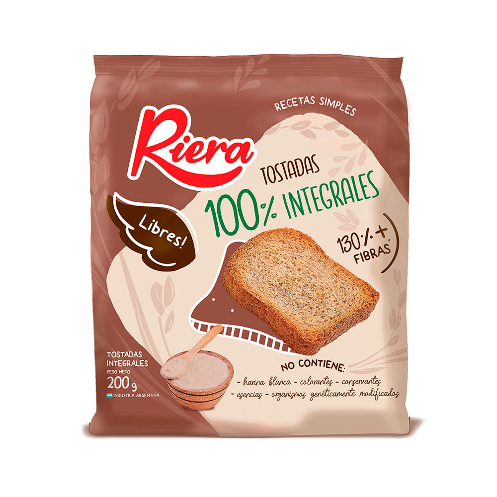 TOSTADAS RIERA CLASICA S/ SAL