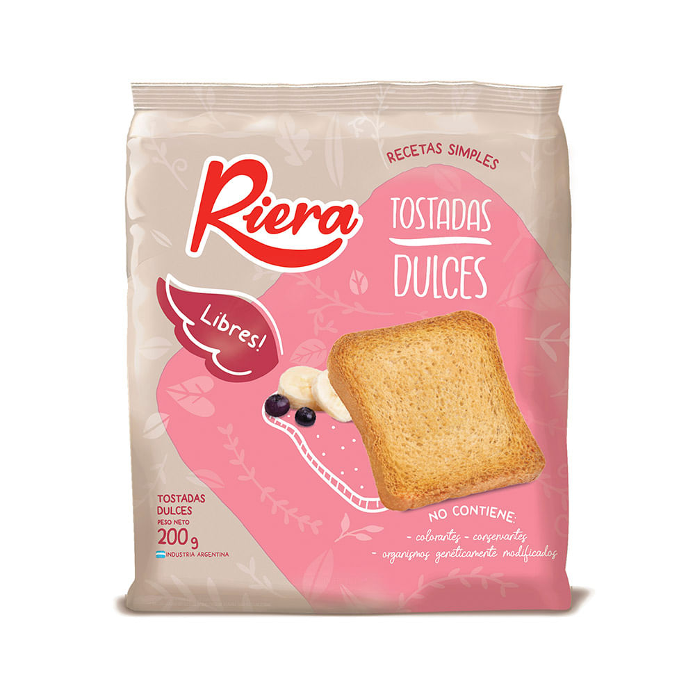 TOSTADAS RIERA CLASICA DULCES