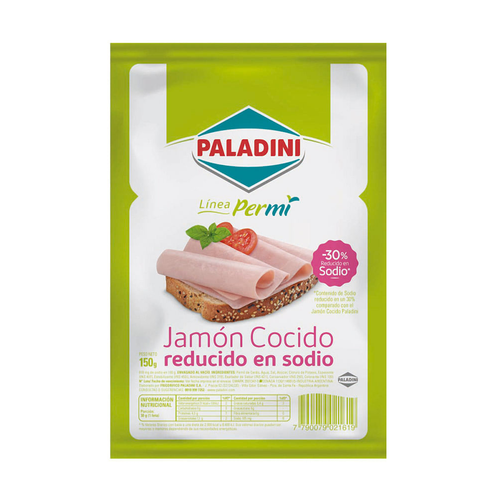 JAMON COCIDO LINEA PERMI FETAS ENVASADAS
