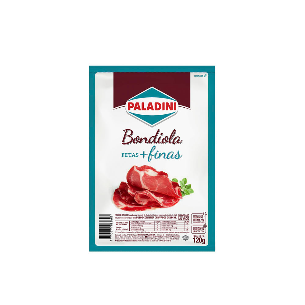 BONDIOLA FETAS + FINAS PALADINI ENV