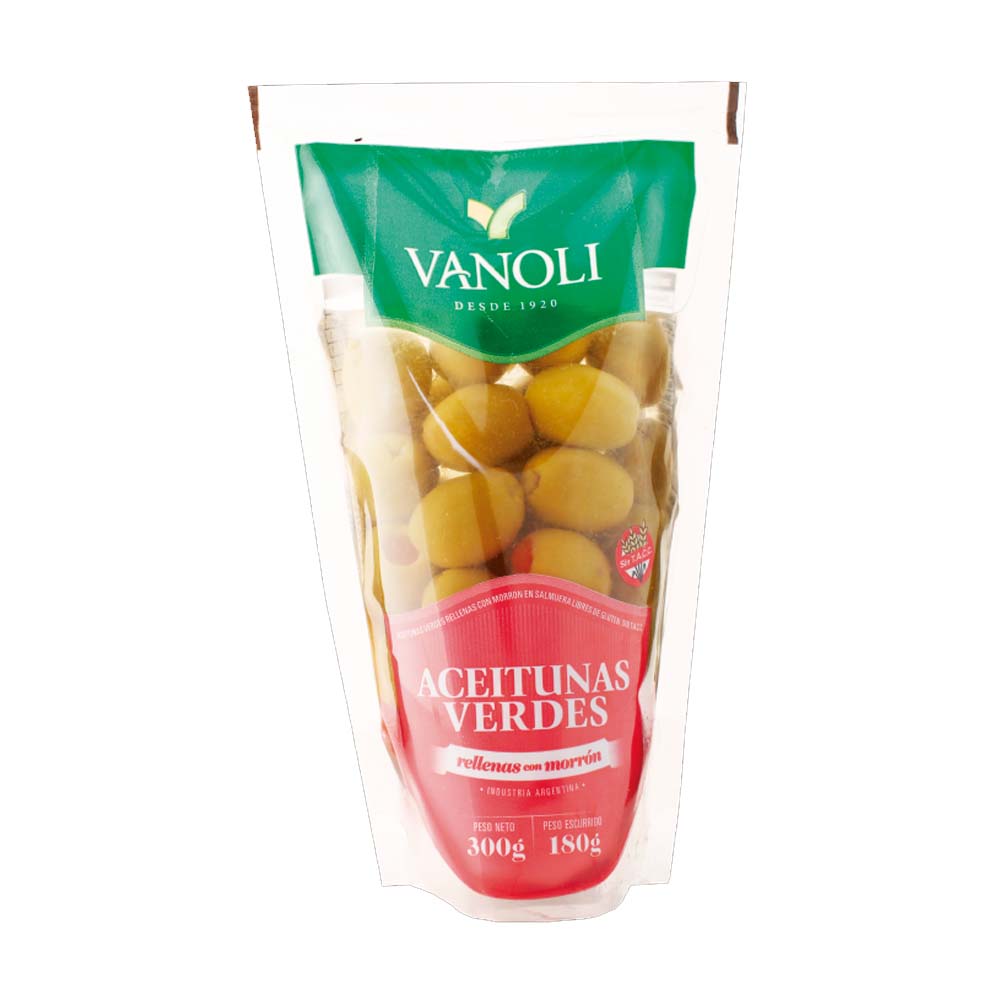 ACEITUNAS VANOLI RELLENAS C/MORRON  DP