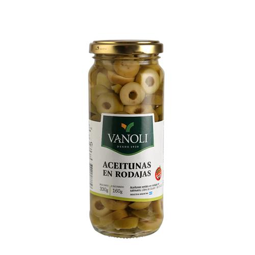 ACEITUNAS VANOLI VERDES RODAJAS