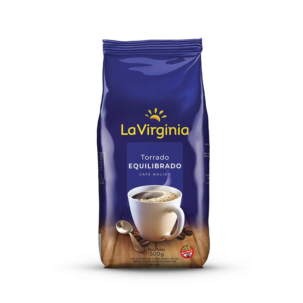 CAFE LA VIRGINIA MOLIDO TORRADO EQUILIBRADO