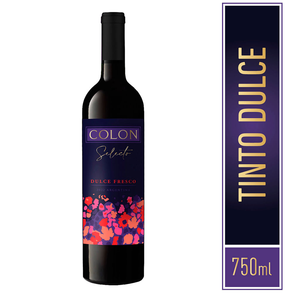 VINO COLON SELECTO DULCE FRESCO TINTO