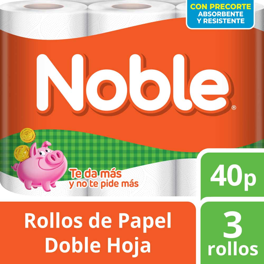 ROLLO DE COCINA NOBLE X3