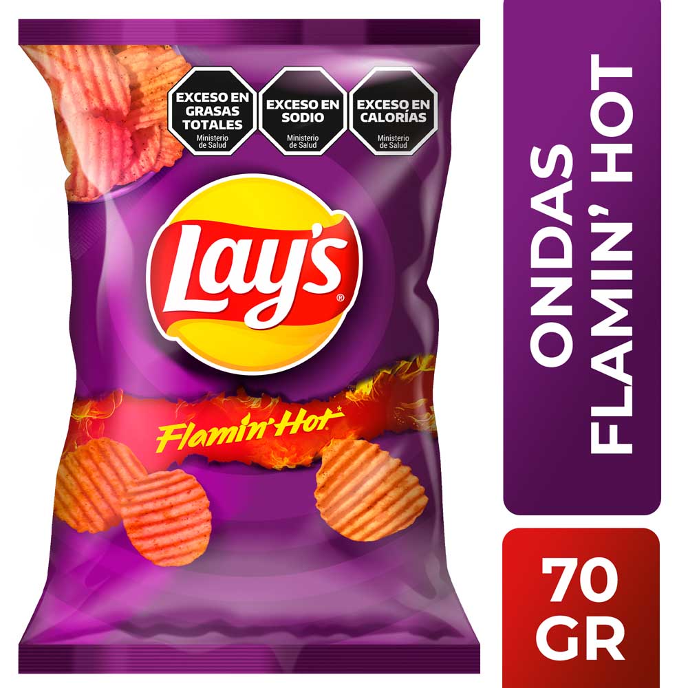 PAPAS FRITAS LAYS ONDAS FH