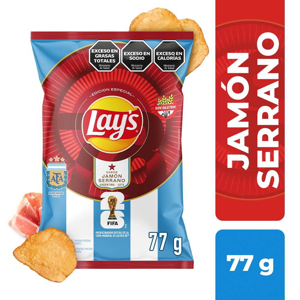 PAPAS FRITAS LAYS JAMON SERRANO
