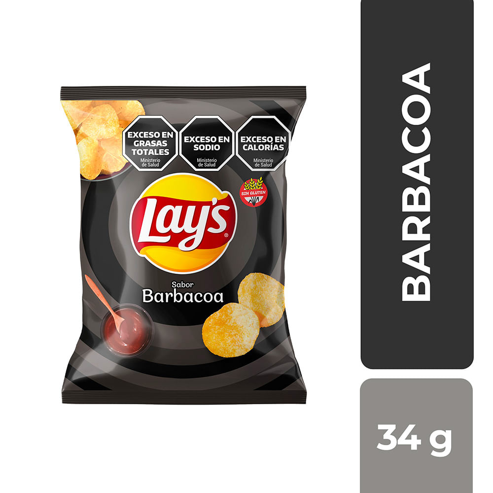 PAPAS FRITAS LAYS BARBACOA