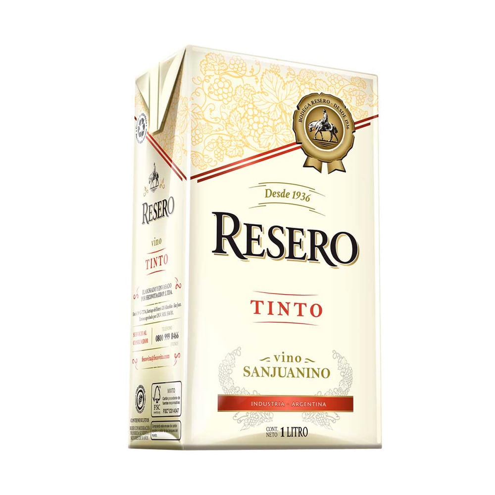 VINO RESERO TINTO TETRA BRICK