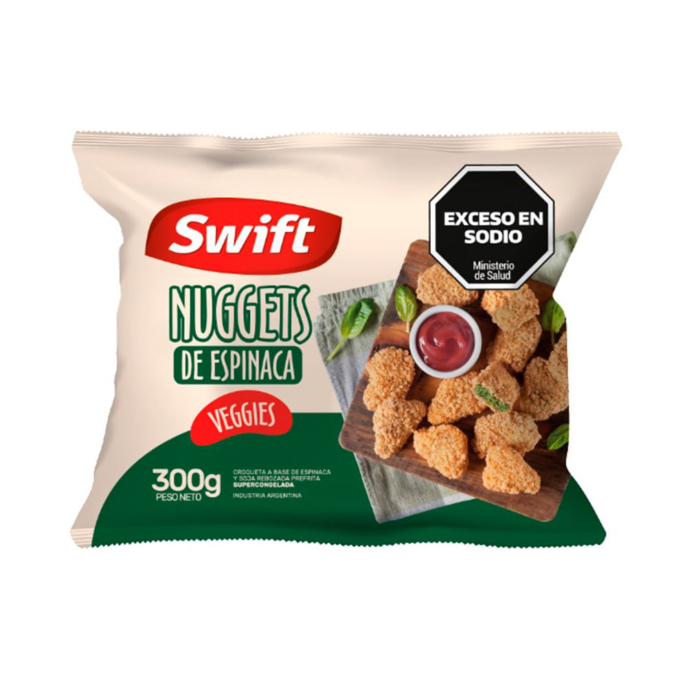 NUGGETS SWIFT DE ESPINACA Y SOJA