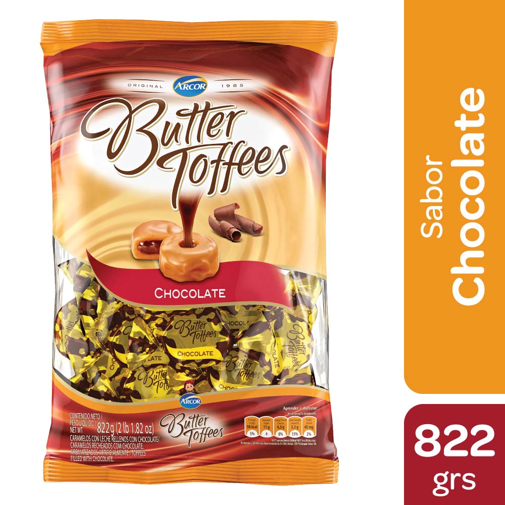 CARAMELOS BUTTER TOFFEES CHOCOLATE