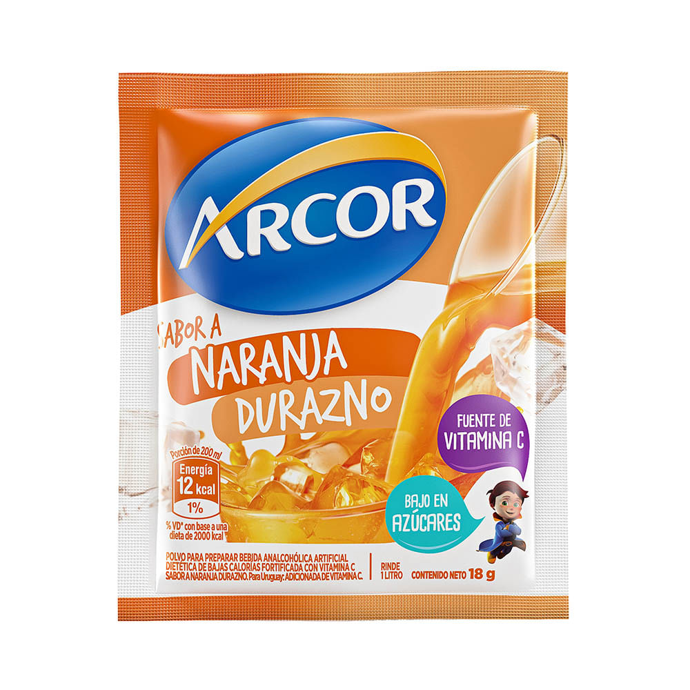 JUGO ARCOR NARANJA DURAZNO SOBRE
