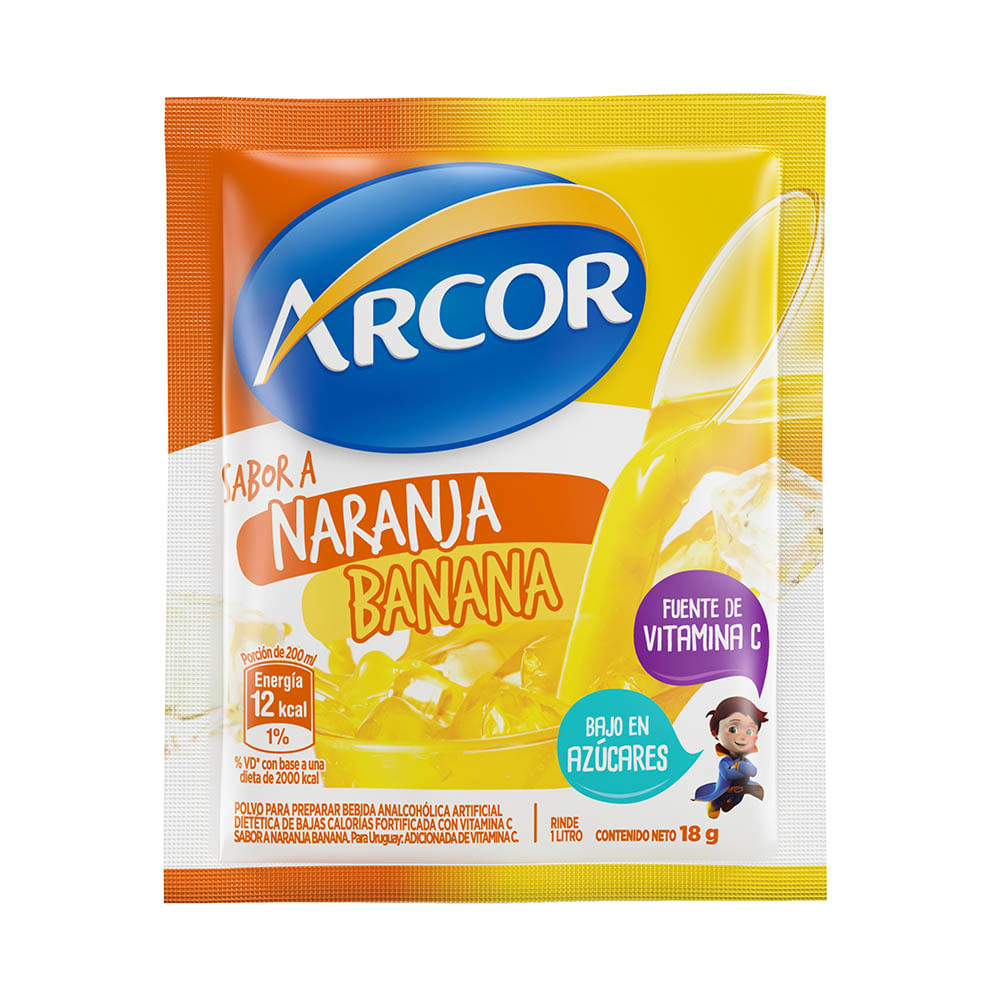 JUGO ARCOR NARANJA/BANANA SOBRE