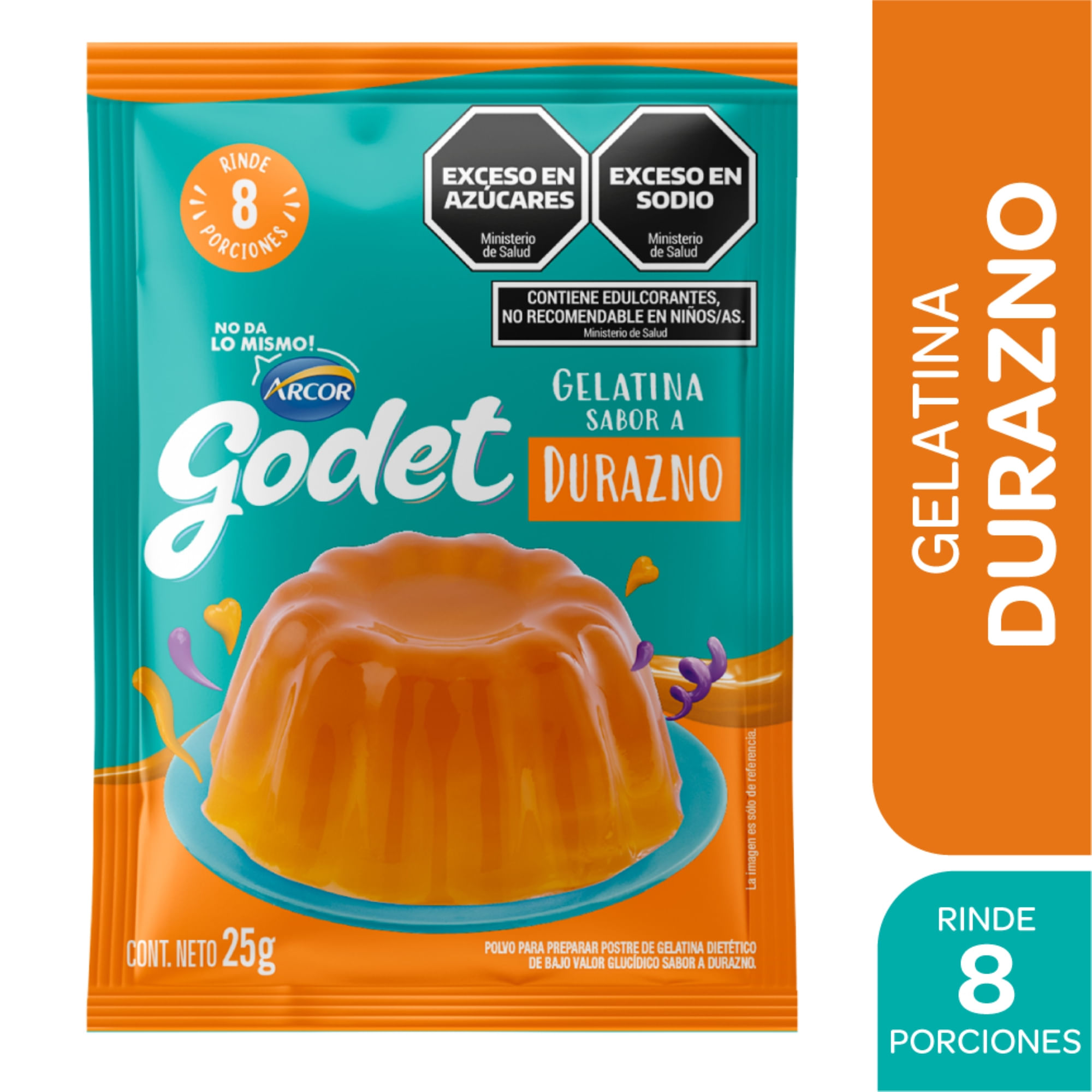 GELATINA GODET DURAZNO