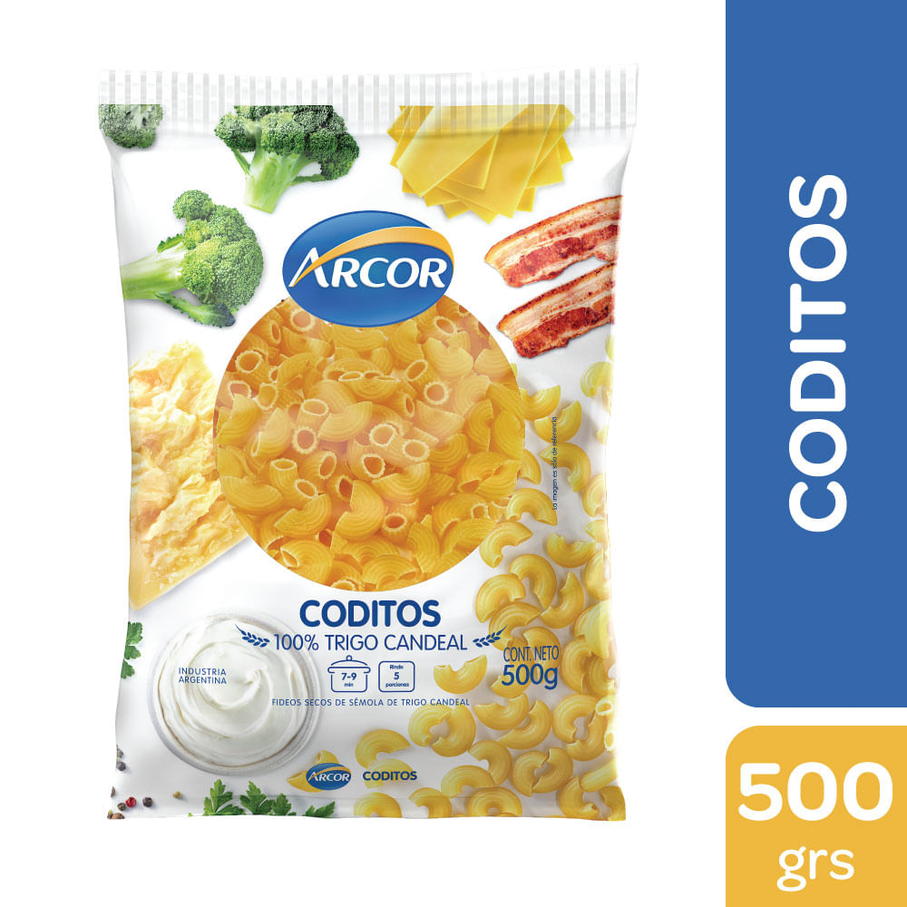 FIDEOS ARCOR CODITO