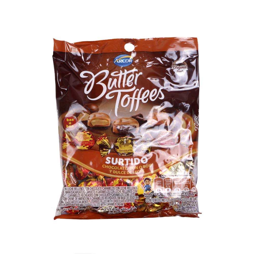 CARAMELOS BUTTER TOFFEES SURTIDO